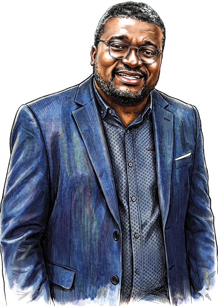 Portrait d'Yvon Patrick Mamia, formateur web et créateur de produits IA